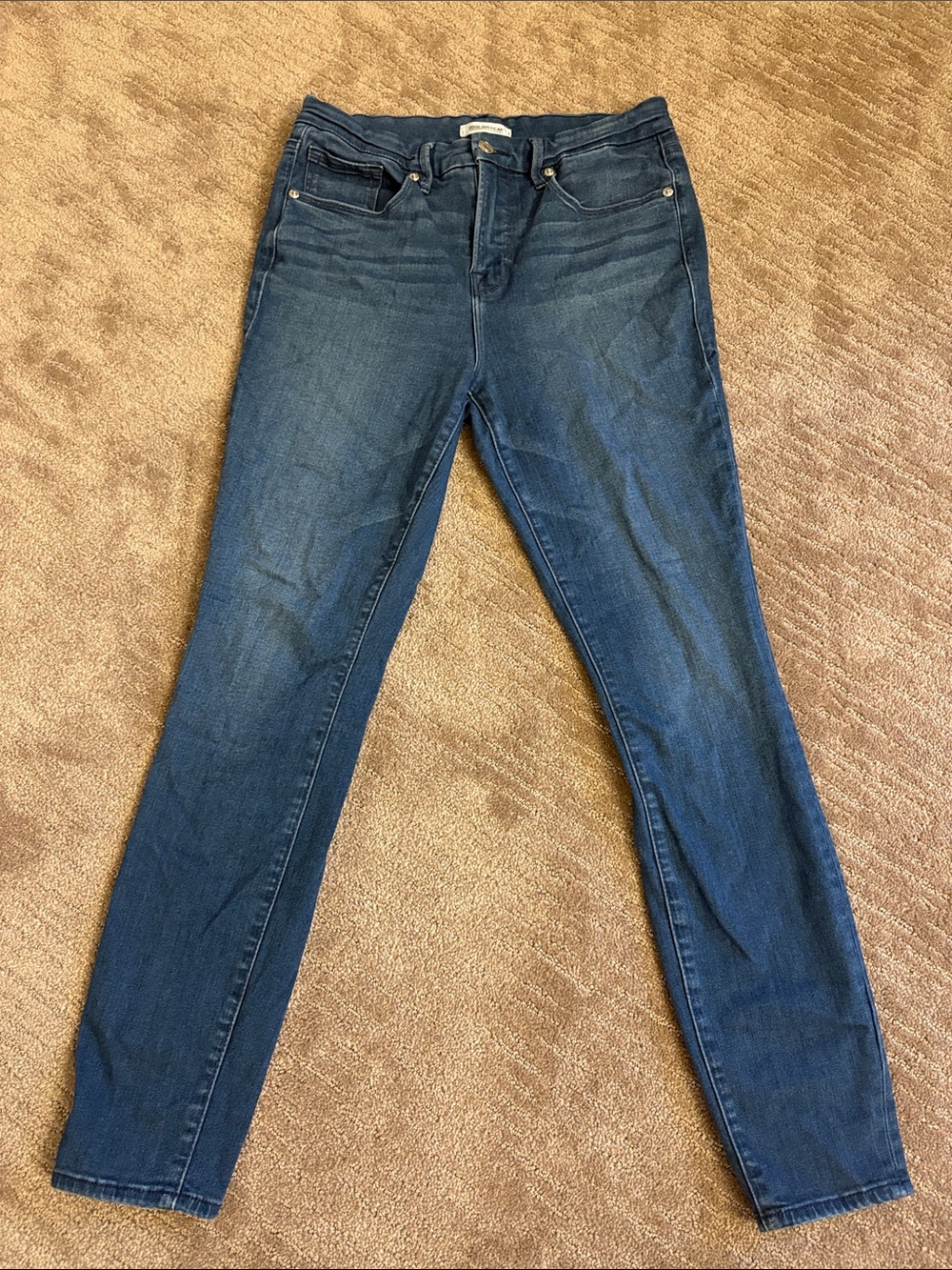 Good American Dark Blue Skinny Jeans